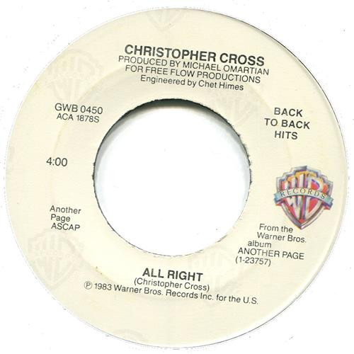 descargar álbum Christopher Cross - All Right No Time For Talk