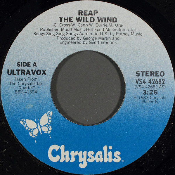 Ultravox - Reap The Wild Wind | Releases | Discogs
