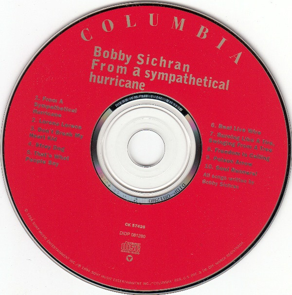 ladda ner album Bobby Sichran - From A Sympathetical Hurricane