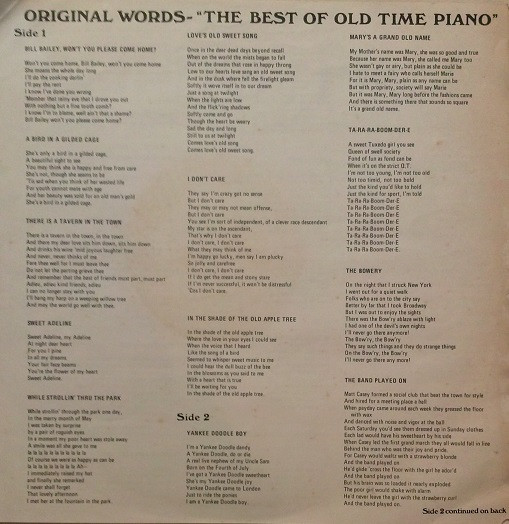 last ned album Rags Rafferty - The Best Of Old Time Piano