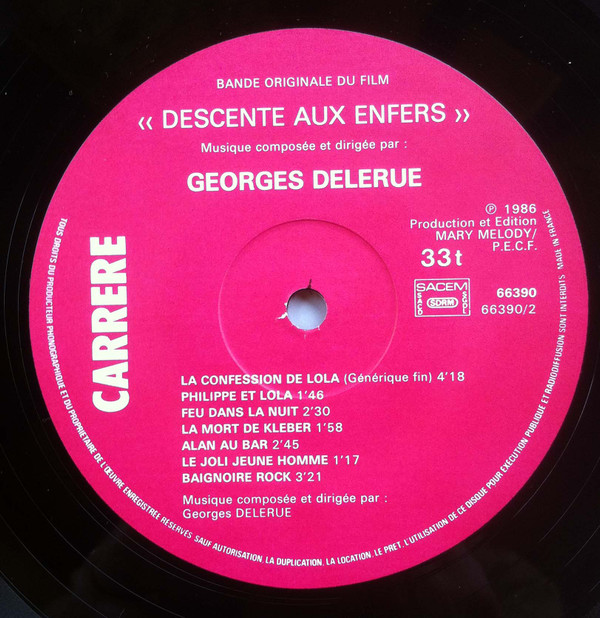 lataa albumi Georges Delerue - Descente Aux Enfers Original Motion Picture Soundtracks