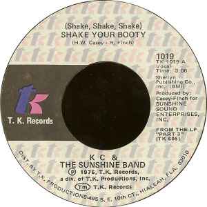 KC & The Sunshine Band - (Shake, Shake, Shake) Shake Your Booty / Boogie Shoes album cover