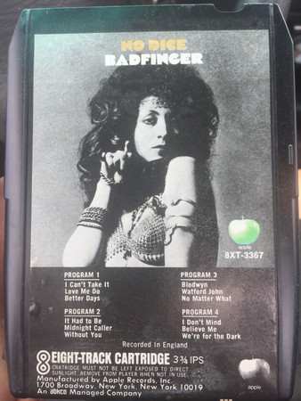 Badfinger – No Dice (1970, 8-Track Cartridge) - Discogs