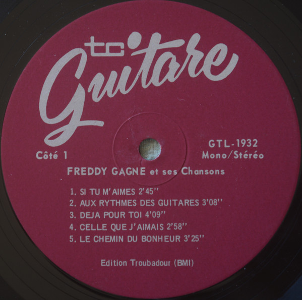 ladda ner album Freddy Gagné - Freddy Gagné Et Ses Chansons