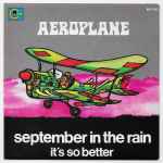 Cover of September In The Rain, 1972, Vinyl