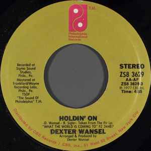 Dexter Wansel - Holdin' On / Dance With Me Tonight album cover