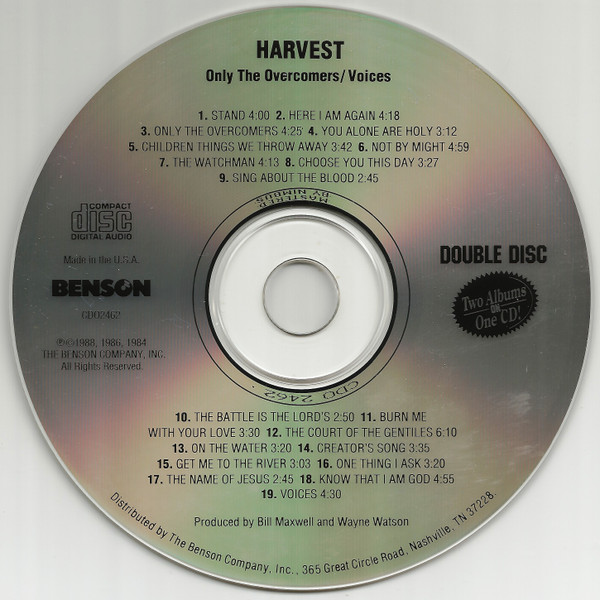 last ned album Harvest - Only The OvercomersVoices