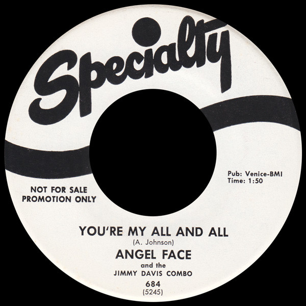 baixar álbum Angel Face And The Jimmy Davis Combo - Youre My All And All