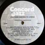 Cover of Live From Concord To London, 1978, Vinyl