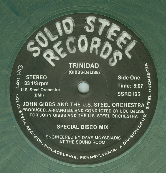 John Gibbs & The U.S. Steel Orchestra – Trinidad (Color, Vinyl
