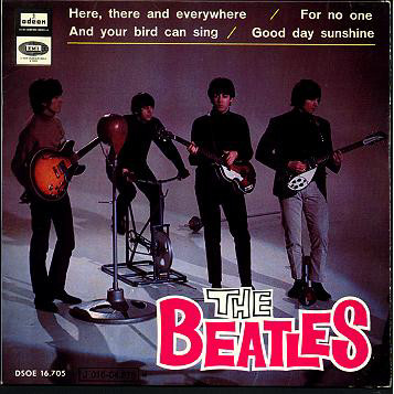 The Beatles Here, There And Everywhere Song Lyric Music Wall Art