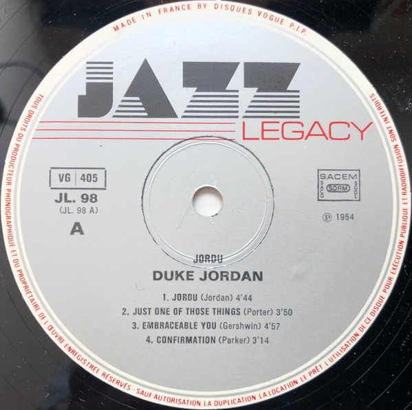 last ned album Duke Jordan - Jordu