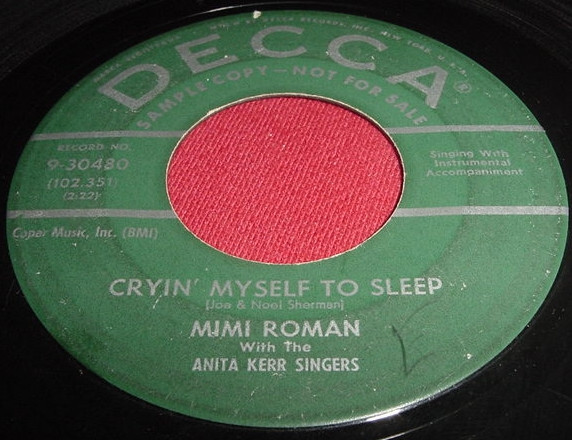 lataa albumi Mimi Roman With The Anita Kerr Singers - Cryin Myself To Sleep Thru With The Blues