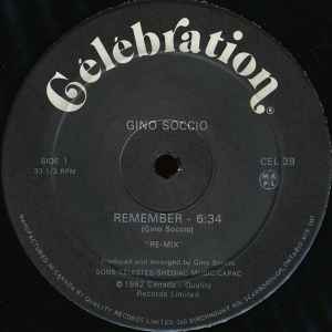 Gino Soccio - Remember album cover