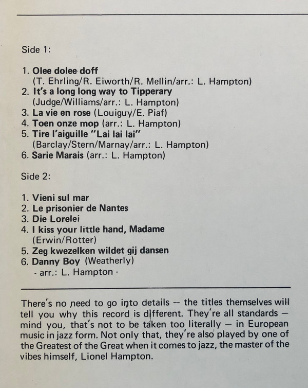 last ned album Lionel Hampton And His Rhythm - Hampton Goes Europe
