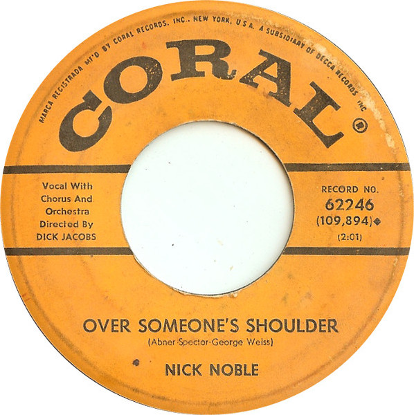 Nick Noble – Someplace To Cry (1961, Vinyl) - Discogs