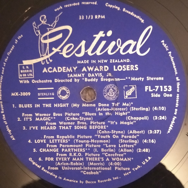 last ned album Sammy Davis Jnr - Academy Award Losers