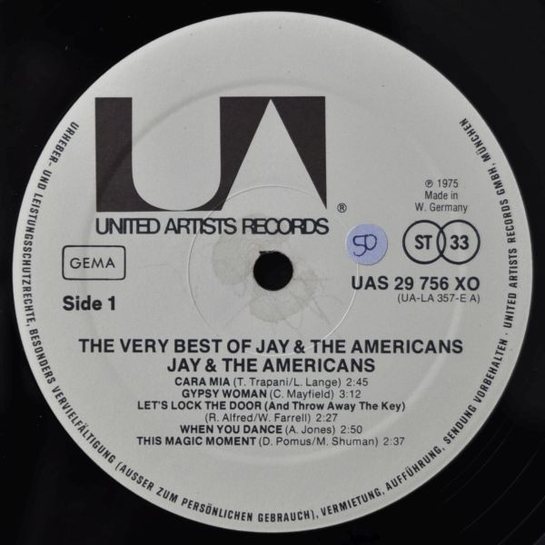 Album herunterladen Jay & The Americans - The Very Best Of Jay The Americans