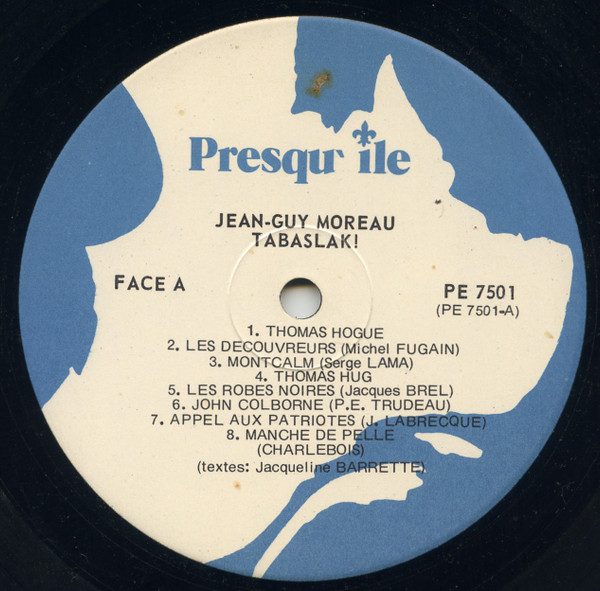 Jean-Guy Moreau - Tabaslak! | Presqu'île (PE 7501) - 3