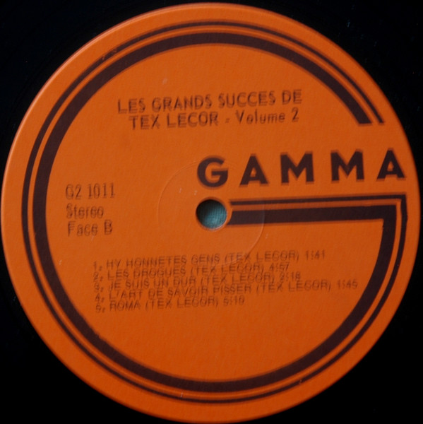 Tex Lecor - Les Grands Succès De Tex Lecor N° 2 | Gamma (G2-1011) - 5