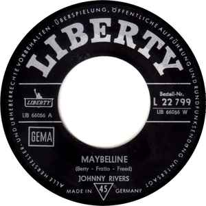 Johnny Rivers - Maybelline album cover