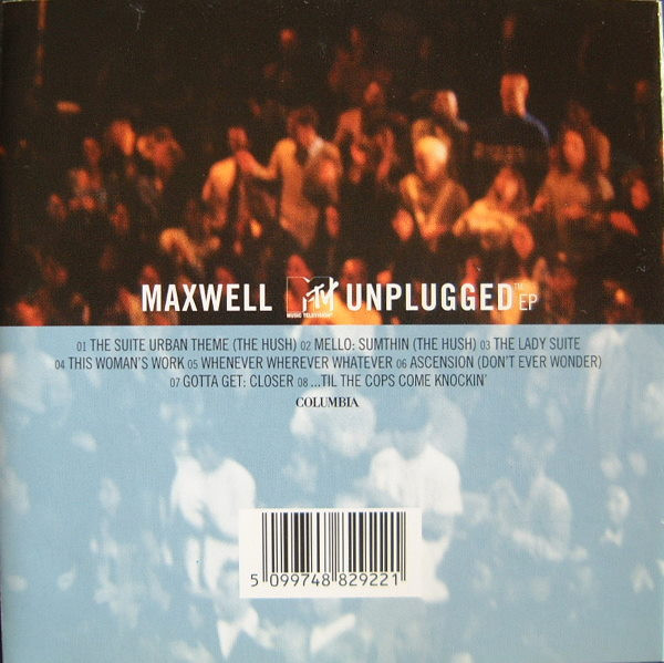 Maxwell - MTV Unplugged EP | Releases | Discogs