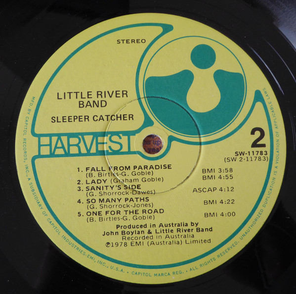 Little River Band - Sleeper Catcher | Harvest (SW-11783) - 4