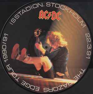 Isstadion. Stockholm 22.3.91 The Razors Edge Tour 1990/91 - AC/DC