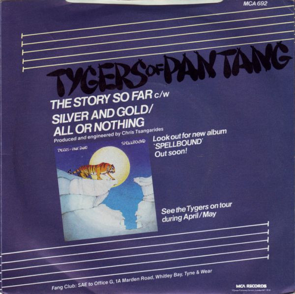 descargar álbum Tygers of Pan Tang - The Story So Far