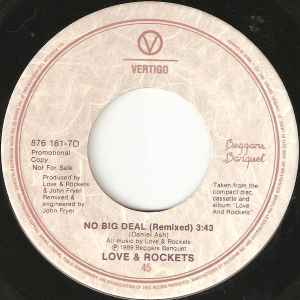 Love And Rockets - No Big Deal album cover