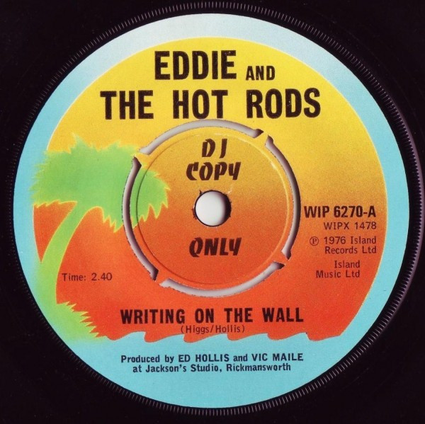 Eddie And The Hot Rods – Writing On The Wall (1976, Vinyl) - Discogs