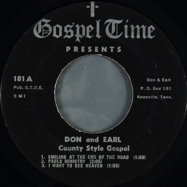 Album herunterladen Don And Earl - County Style Gospel