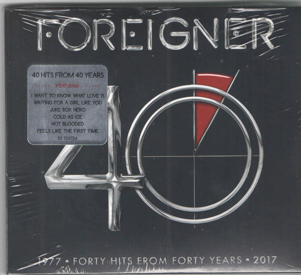 Foreigner – 40 1977-2017 Forty Hits From Forty Years (2017