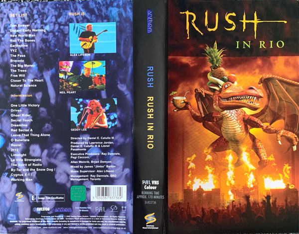 Rush – Rush In Rio (2003, VHS) - Discogs