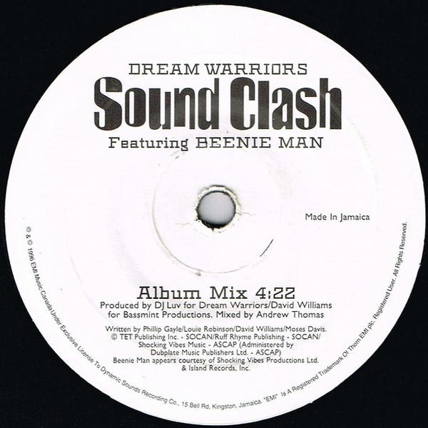 Dream Warriors Featuring Beenie Man – Sound Clash (1996, Solid