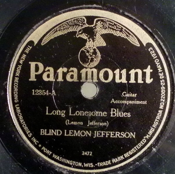 Blind Lemon Jefferson – Long Lonesome Blues / Got The Blues