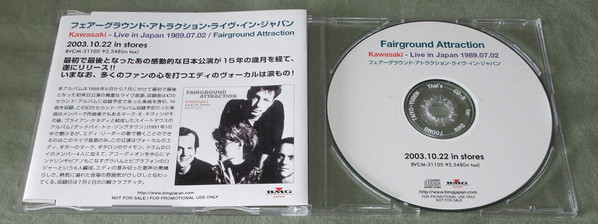 Fairground Attraction – Kawasaki Live In Japan (2003, CD