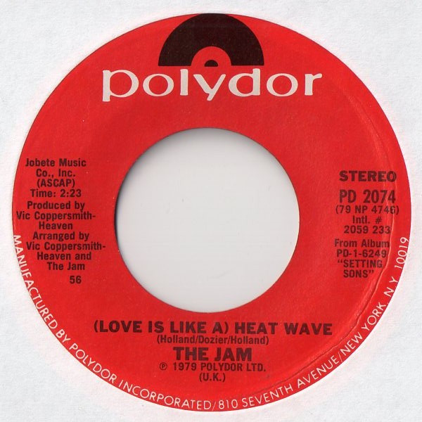 The Jam – (Love Is Like A) Heat Wave (1979, Injection Labels 