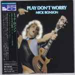Cover of Play Don't Worry, 2016-10-19, CD