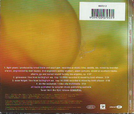 lataa albumi Pearl Jam - Light Years