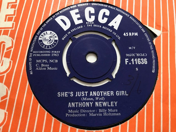 Anthony Newley – There's No Such Thing As Love (1963, Vinyl) - Discogs