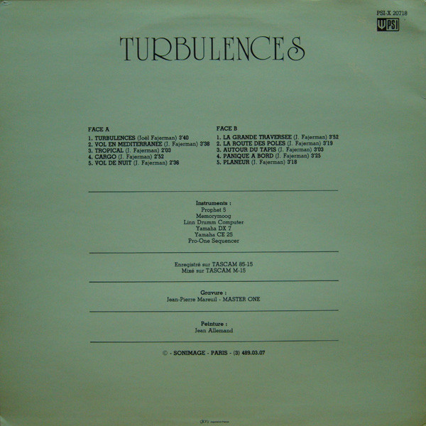 descargar álbum Joël Fajerman - Turbulences