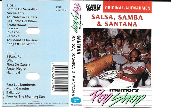 Santana – Salsa, Samba & Santana (1991, Cassette) - Discogs