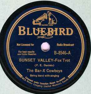 Bar-X Cowboys - Sunset Valley / South album cover