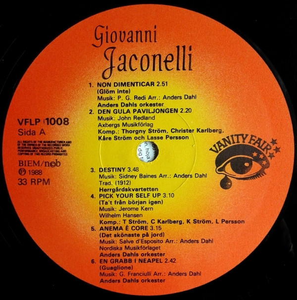 baixar álbum Giovanni Jaconelli - Giovanni Jaconelli