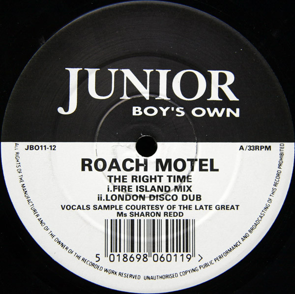 Roach Motel – The Right Time / Movin' On (1993, Vinyl) - Discogs