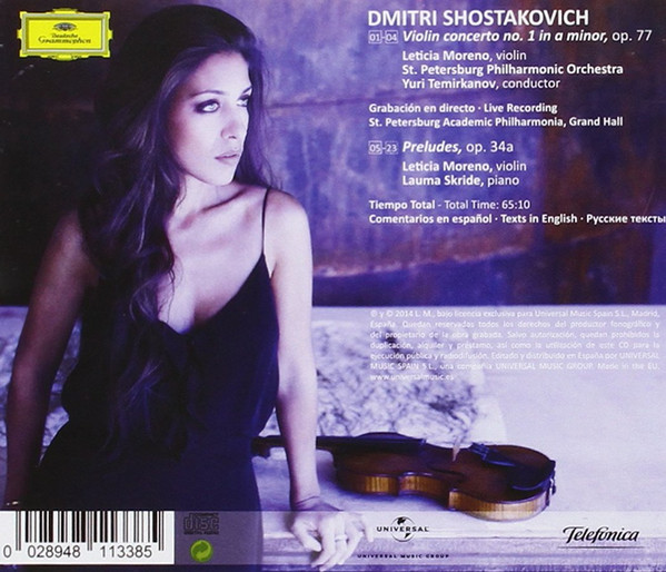télécharger l'album Leticia Moreno - Shostakovich