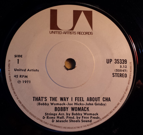 Bobby Womack – That's The Way I Feel About Cha (1971, Solid Centre