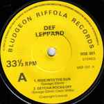 Cover of The Def Leppard E.P., 1979, Vinyl