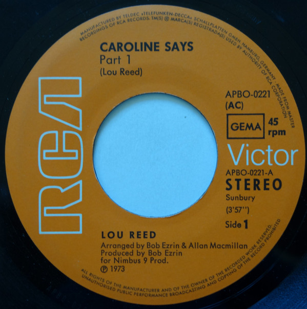 télécharger l'album Lou Reed - Caroline Says